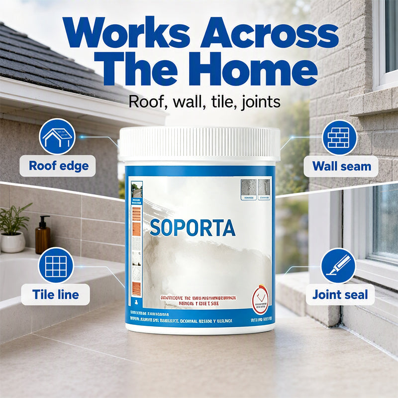 💧 Clear Waterproof Repair Sealant – Invisible Brush-On Leak Protection for Roofs, Tiles & Walls 🏠✨