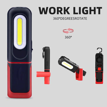 🔦 Magnetische werklamp van 350 lm – 360° draaibare, oplaadbare LED