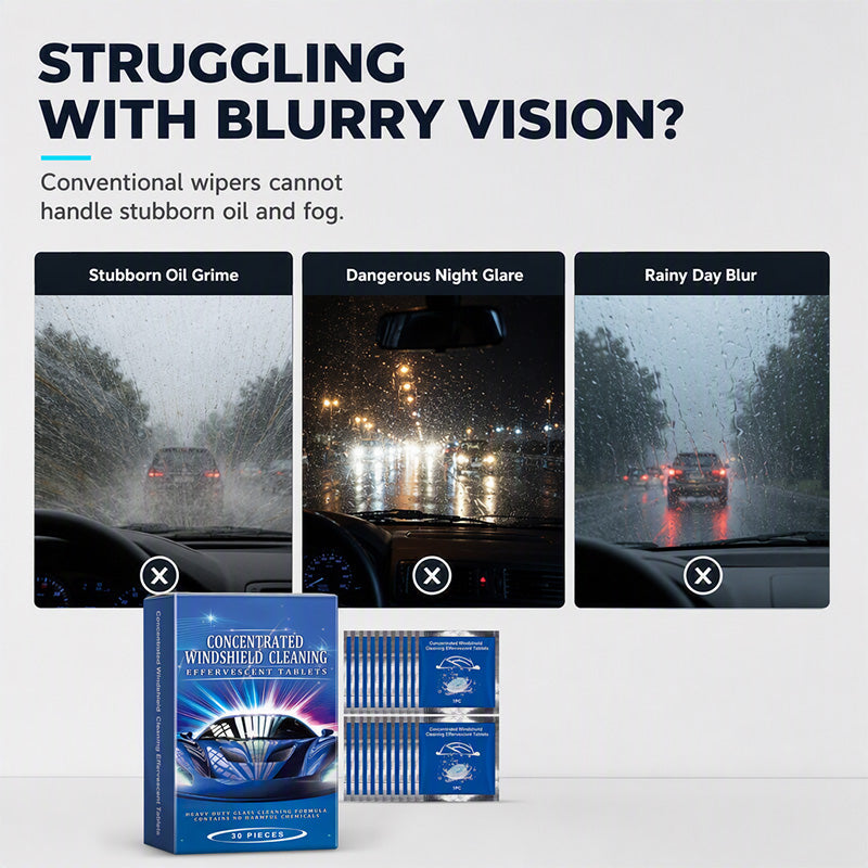 🔥Limited Time OFF🔥Car Windshield Cleaning Effervescent Tablets