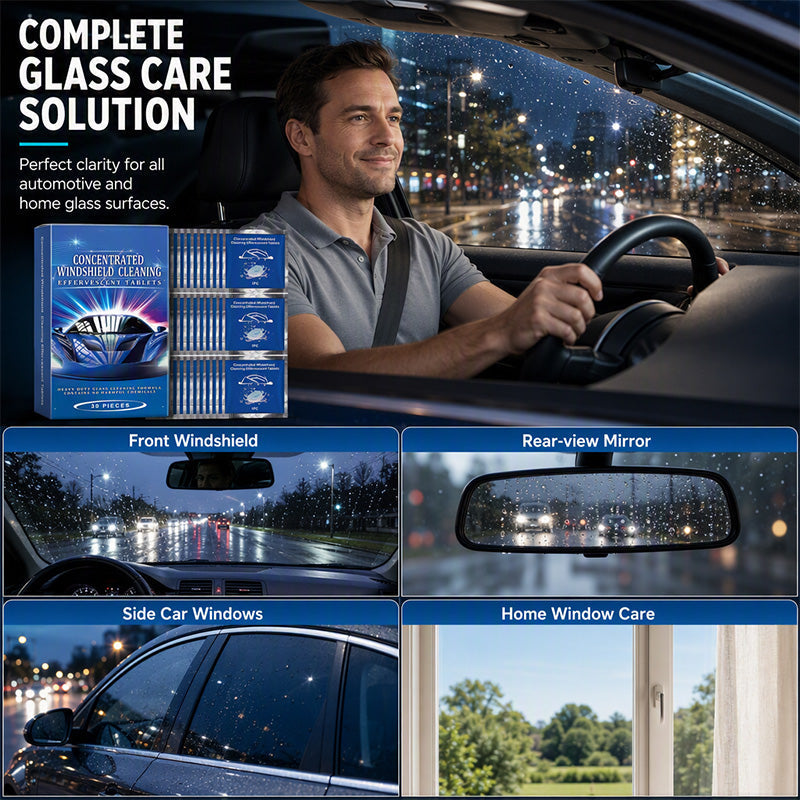 🔥Limited Time OFF🔥Car Windshield Cleaning Effervescent Tablets