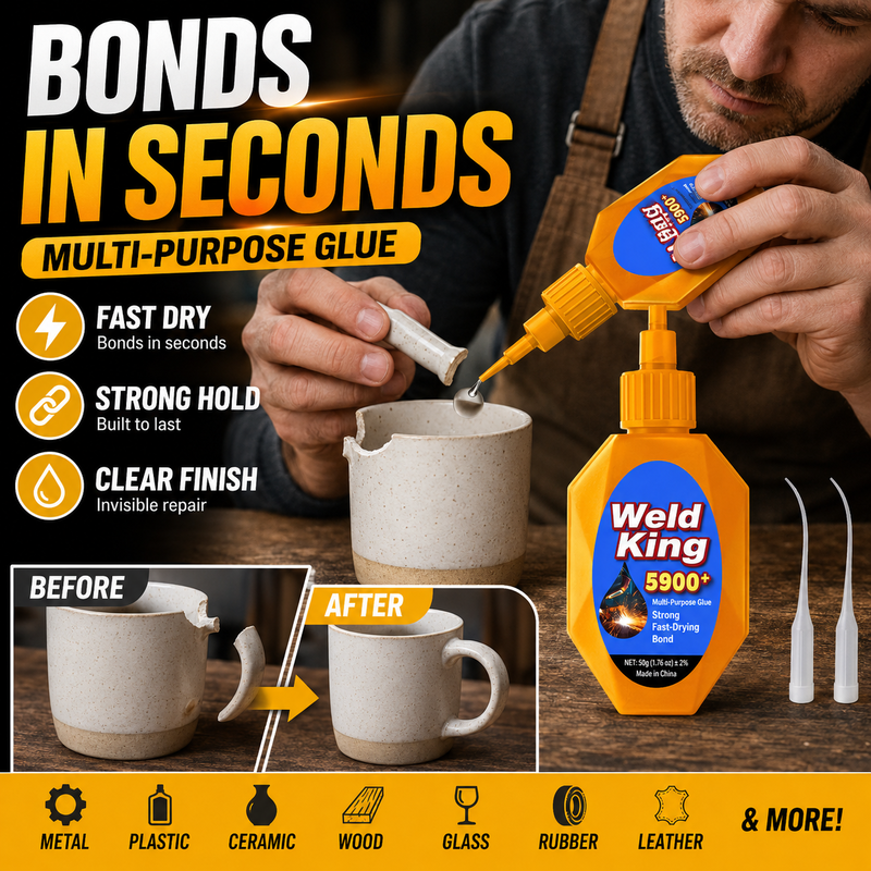 🔥Buy 1 Get 1 Free 🔥Quick-Dry Multifunctional Super Glue Adhesive