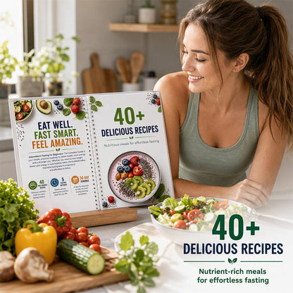 📖🥗 Intermittent Fasting Guide for Beginners – 14-Day Starter Plan with 40+ Recipes