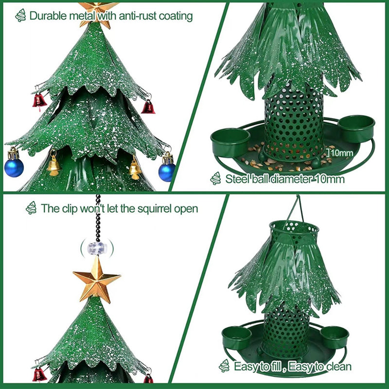 🥰 New Hot Sales - 50% OFF 🎄Christmas Tree Bird Feeder 🐦Festive Garden Decor for BirdLovers ✨
