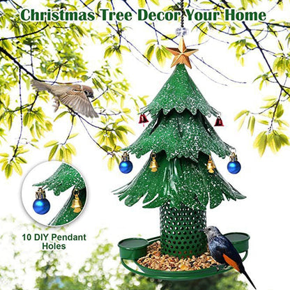 🥰 New Hot Sales - 50% OFF 🎄Christmas Tree Bird Feeder 🐦Festive Garden Decor for BirdLovers ✨