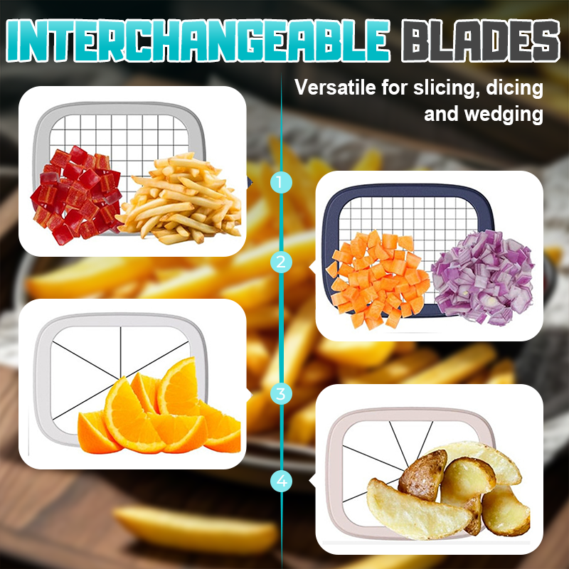 🔥50% OFF🍟4-in-1 French Fry Cutter