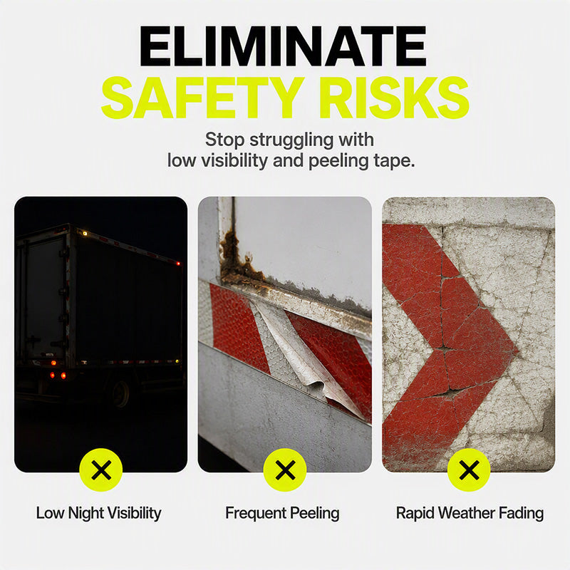✨ High-Visibility Arrow Reflective Tape – Make Dark Edges Easier to Notice