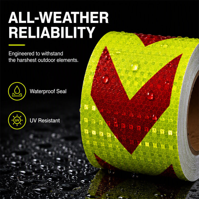 ✨ High-Visibility Arrow Reflective Tape – Make Dark Edges Easier to Notice