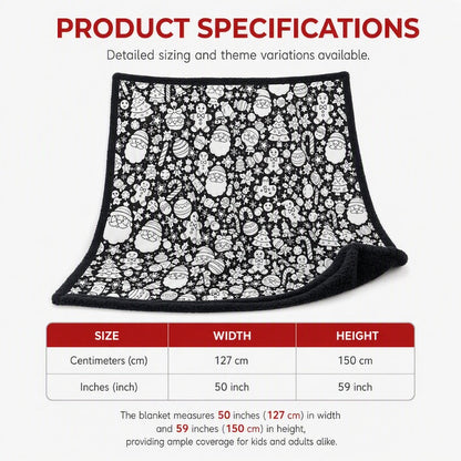 ✨Last Day 49% OFF🎨Family DIY Coloring Blanket for All Ages🎁Perfect Gift For Family & Friends
