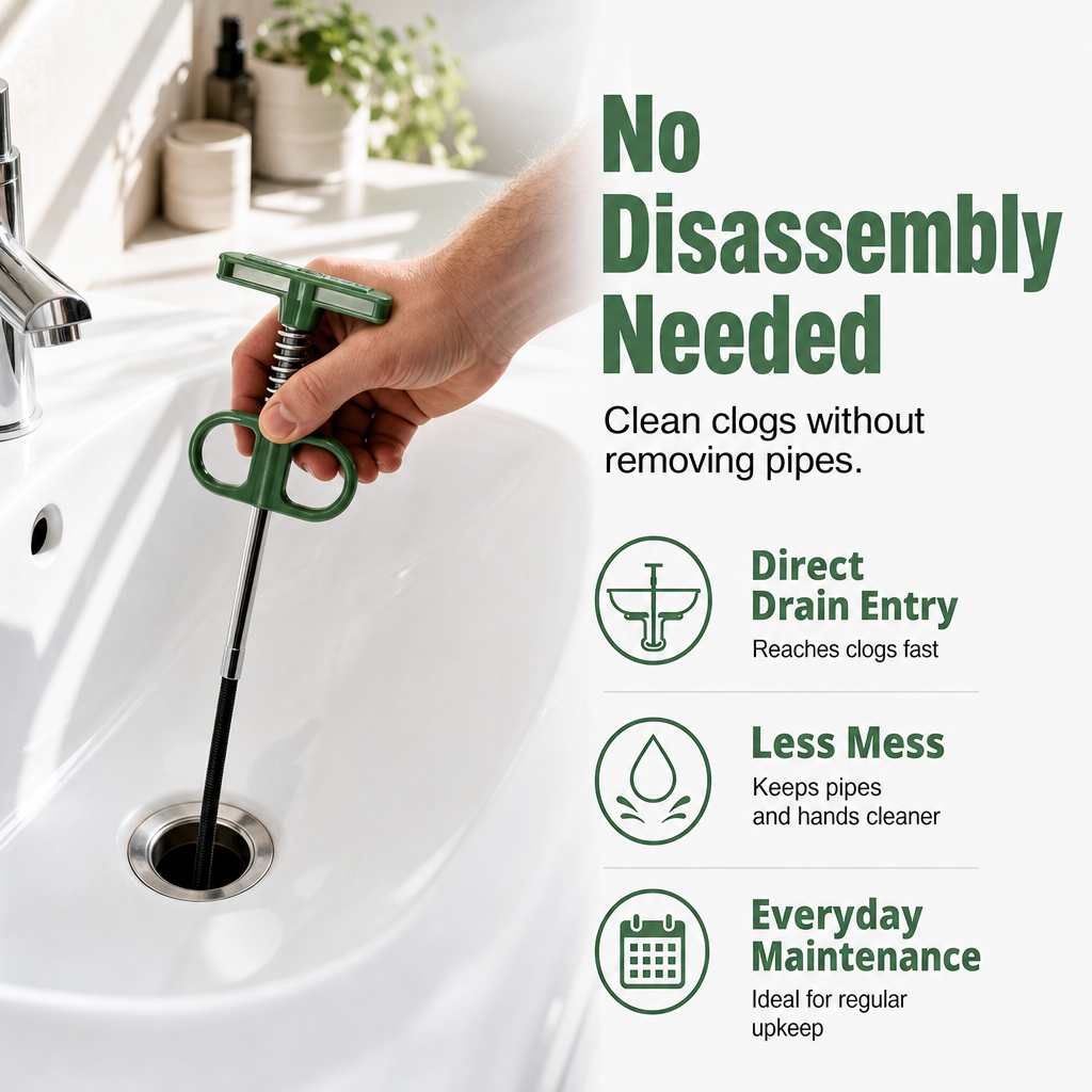 Flexible Drain Clog Remover Tool