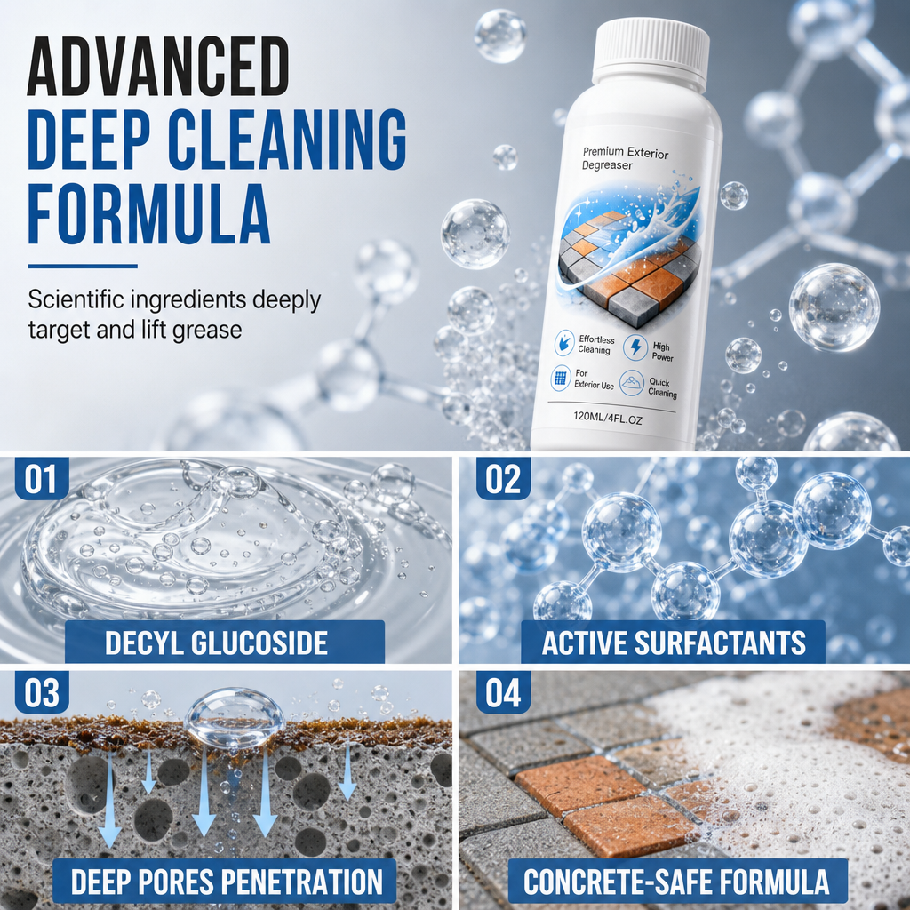 🧼 Outdoor Grease and Oil Surface Cleaner