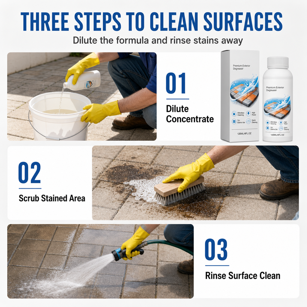 🧼 Outdoor Grease and Oil Surface Cleaner