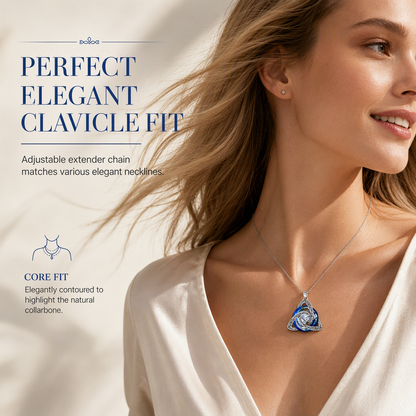 📿 50% dto. – ¡oferta limitada! Collar con colgante de nudo celta y piedra de nacimiento para mujer – diseño único y elegante. Regalo perfecto! ✨🌀