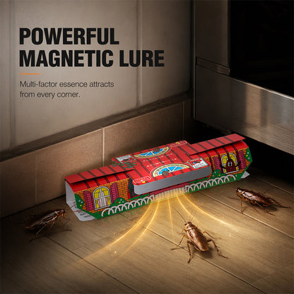 🛡️ Professional Non-Toxic Cockroach Trap House