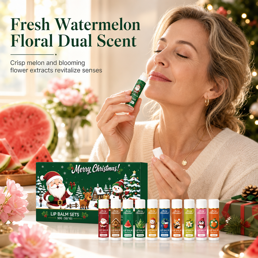 Christmas Moisturizing Lip Balm Set