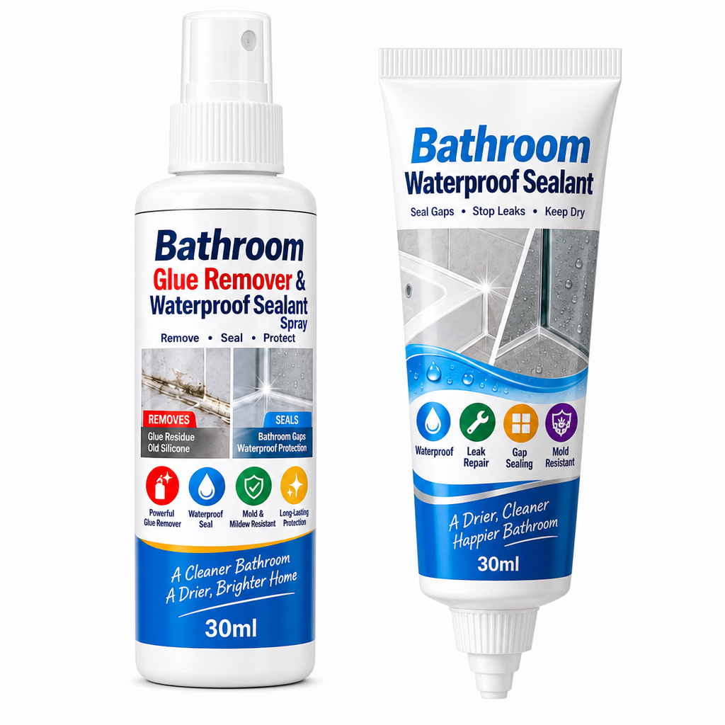 🔥Buy 1 Get 1 Free🔥Bathroom Glue Remover and Waterproof Sealant Set