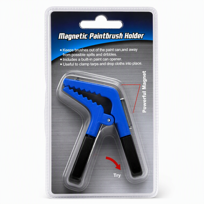 🎨🧲 Magnetic Paint Brush Holder Clip – Hands-Free Universal Clamp for Cleaner, Easier Painting