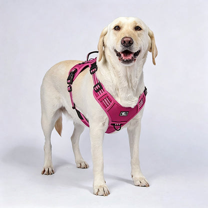 Outdoor Heavy-Duty Adjustable No-Pull Dog Harness with Control Handle