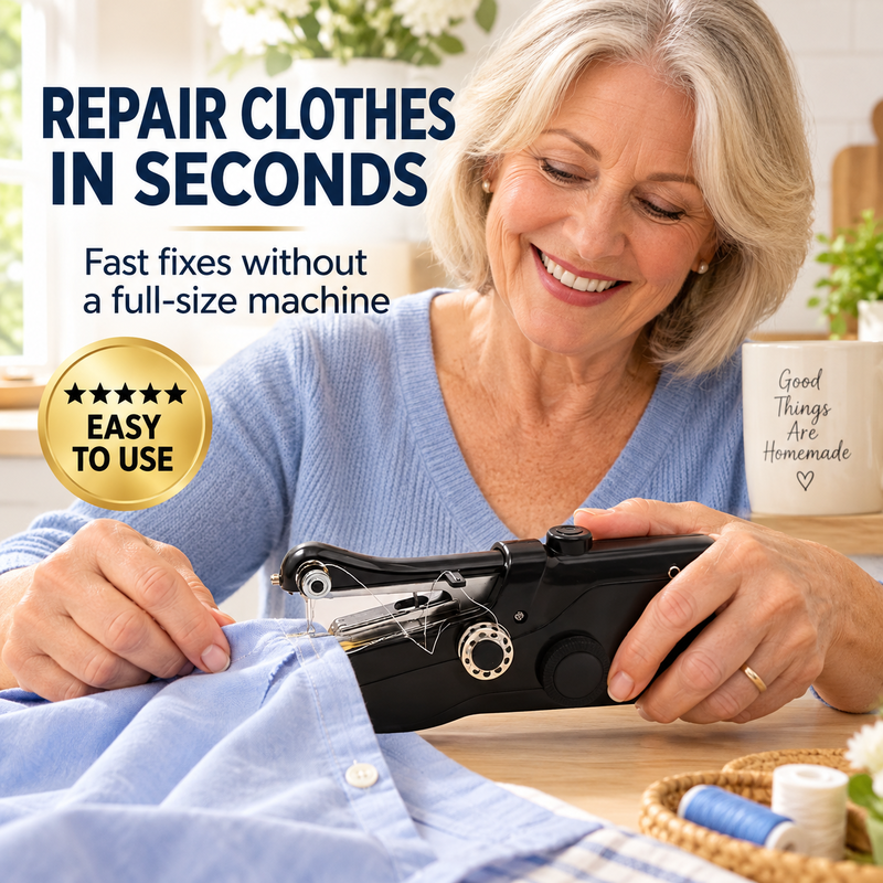 Mini Cordless Handheld Sewing Machine