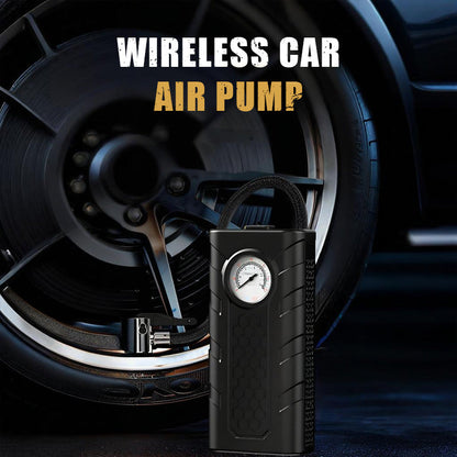 🚗 50% off wireless car air pump – fast inflation, precise pressure gauge, heat dissipation, and compact design. USB rechargeable! ✨🔋