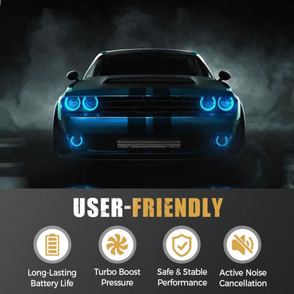 🚗 50% off wireless car air pump – fast inflation, precise pressure gauge, heat dissipation, and compact design. USB rechargeable! ✨🔋