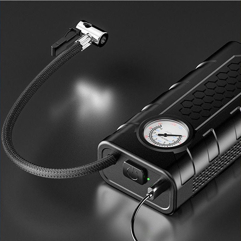 🚗 50% off wireless car air pump – fast inflation, precise pressure gauge, heat dissipation, and compact design. USB rechargeable! ✨🔋