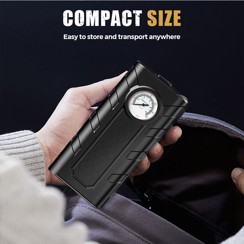 🚗 50% off wireless car air pump – fast inflation, precise pressure gauge, heat dissipation, and compact design. USB rechargeable! ✨🔋