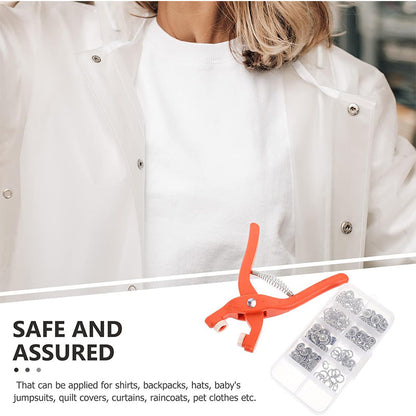 🧵 50% OFF. No-Sew Snap Button Pliers – Stainless steel, ergonomic design, and organizer box. Install buttons in seconds with no needle or thread! ✨📦