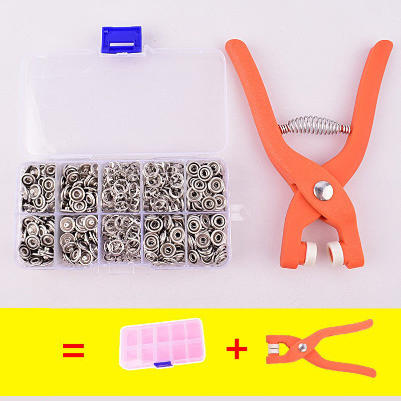 🧵 50% OFF. No-Sew Snap Button Pliers – Stainless steel, ergonomic design, and organizer box. Install buttons in seconds with no needle or thread! ✨📦