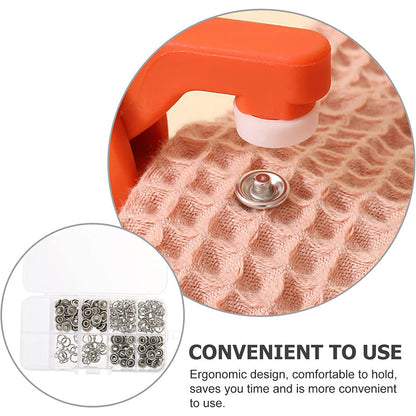 🧵 50% OFF. No-Sew Snap Button Pliers – Stainless steel, ergonomic design, and organizer box. Install buttons in seconds with no needle or thread! ✨📦