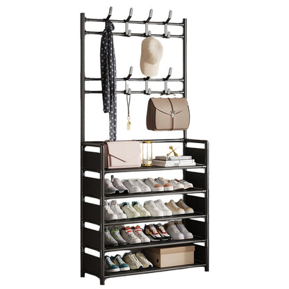 🎄LIMITED-TIME 50% OFF! ⏰Multi-Functional Entryway Shoe & Coat Rack