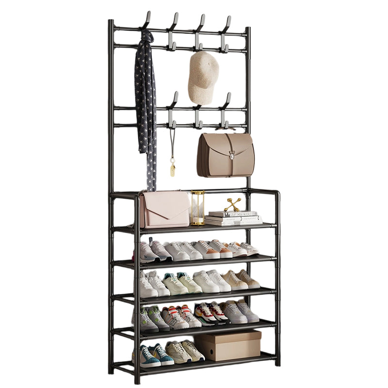 🎄LIMITED-TIME 50% OFF! ⏰Multi-Functional Entryway Shoe & Coat Rack