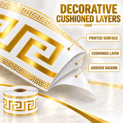 ⏳Limited-time 50% off⏰Self-Adhesive Skirting Board Border Sticker🧱🔰