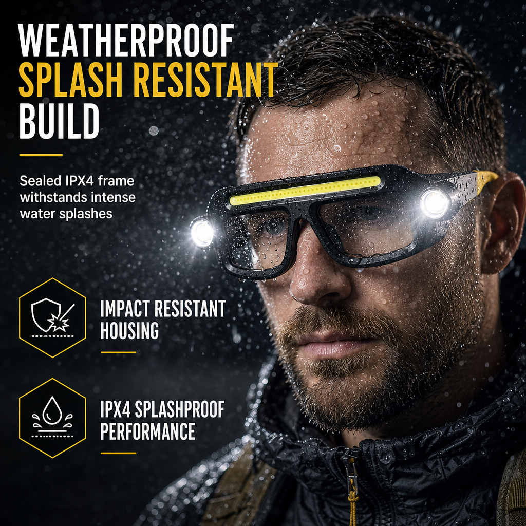🥰2026 HOT SALE💥💞50K+ SOLD! 💕✨ 50% OFF!🌟USB Rechargeable Double Sided Clip On Glasses Light for Outdoor Hiking and Reading