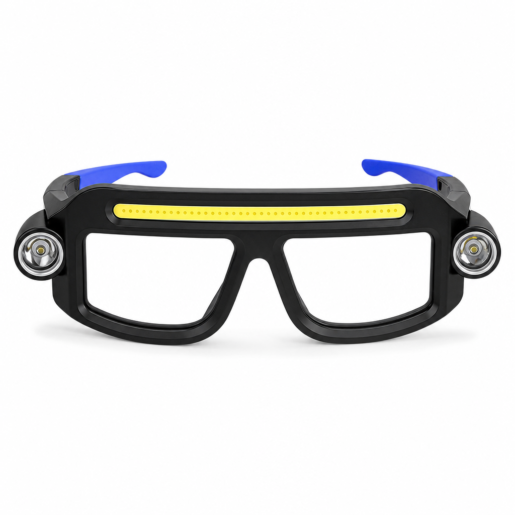 🥰2026 HOT SALE💥💞50K+ SOLD! 💕✨ 50% OFF!🌟USB Rechargeable Double Sided Clip On Glasses Light for Outdoor Hiking and Reading