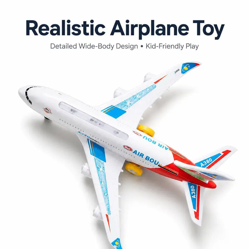 🛫Electric Model Aircraft with Sound and LED Lights✨