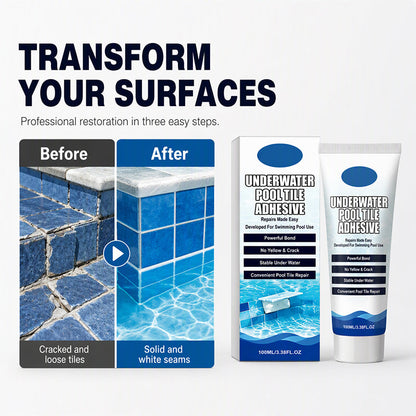 🏊 Underwater Pool Tile Adhesive – High Strength Waterproof Repair Glue for Pools