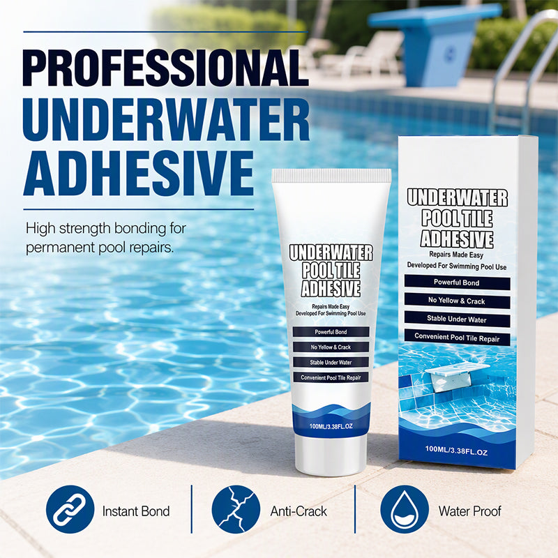 🏊 Underwater Pool Tile Adhesive – High Strength Waterproof Repair Glue for Pools