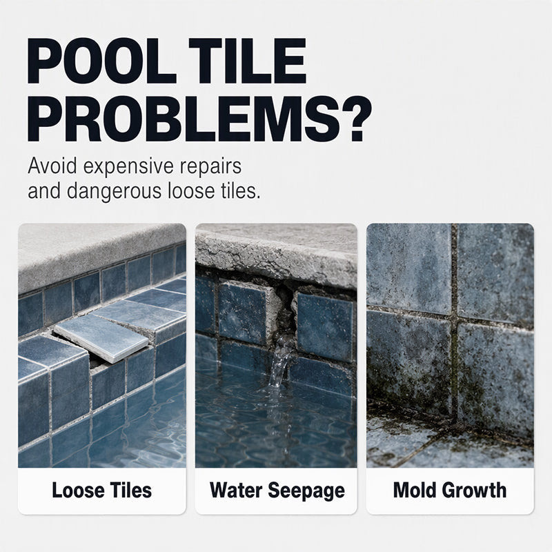 🏊 Underwater Pool Tile Adhesive – High Strength Waterproof Repair Glue for Pools