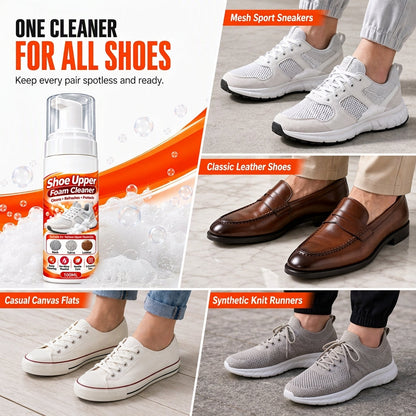 🔥Limited Time Promotion 50% OFF🔥Rinse-Free Multi-Surface Shoe Foam Cleaner