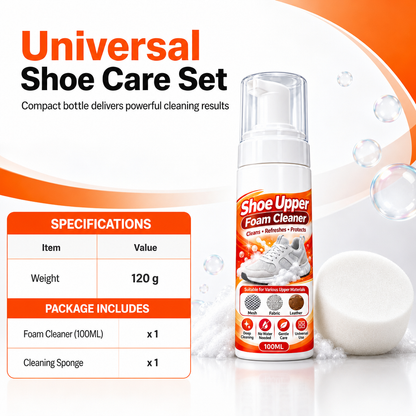 🔥Limited Time Promotion 50% OFF🔥Rinse-Free Multi-Surface Shoe Foam Cleaner