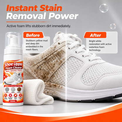 🔥Limited Time Promotion 50% OFF🔥Rinse-Free Multi-Surface Shoe Foam Cleaner
