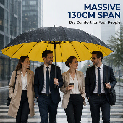 ☂️50% OFF! Extra-Large Reverse Folding Umbrella – 125cm Canopy, 12-Rib Windproof Design & UPF50+ Sun Protection