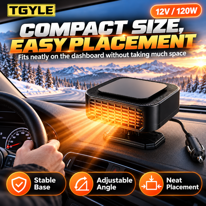 Portable Car Heater Defroster with 360-Degree Rotating Base！！！