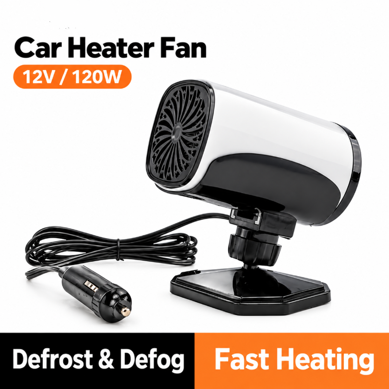 Portable Car Heater Defroster with 360-Degree Rotating Base！！！