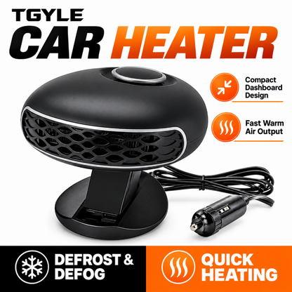 Portable Car Heater Defroster with 360-Degree Rotating Base！！！