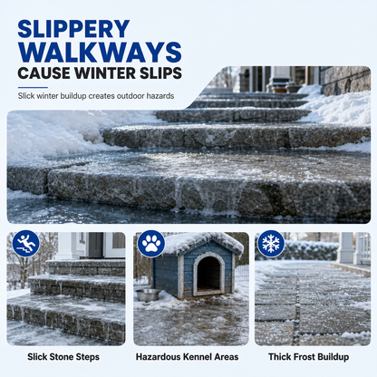 🥳2026 HOT SALE🥳💞50K+ SOLD! ❄️🐾 50% OFF! Outdoor De-Icing & Snow Melting Spray – pet-safe, dissolves frost on contact. Clear steps, walkways & patios fast