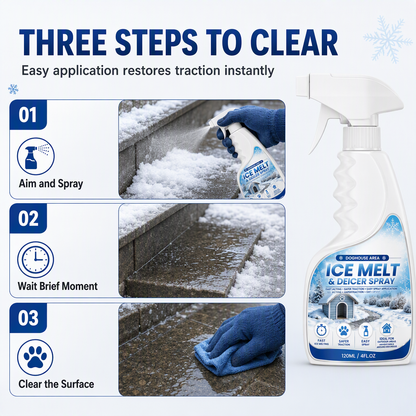 🥳2026 HOT SALE🥳💞50K+ SOLD! ❄️🐾 50% OFF! Outdoor De-Icing & Snow Melting Spray – pet-safe, dissolves frost on contact. Clear steps, walkways & patios fast