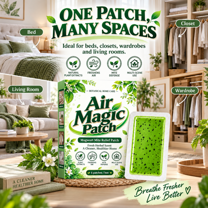 Long-Lasting Mugwort Mite Relief Patch-1 Pack (6 Patches)