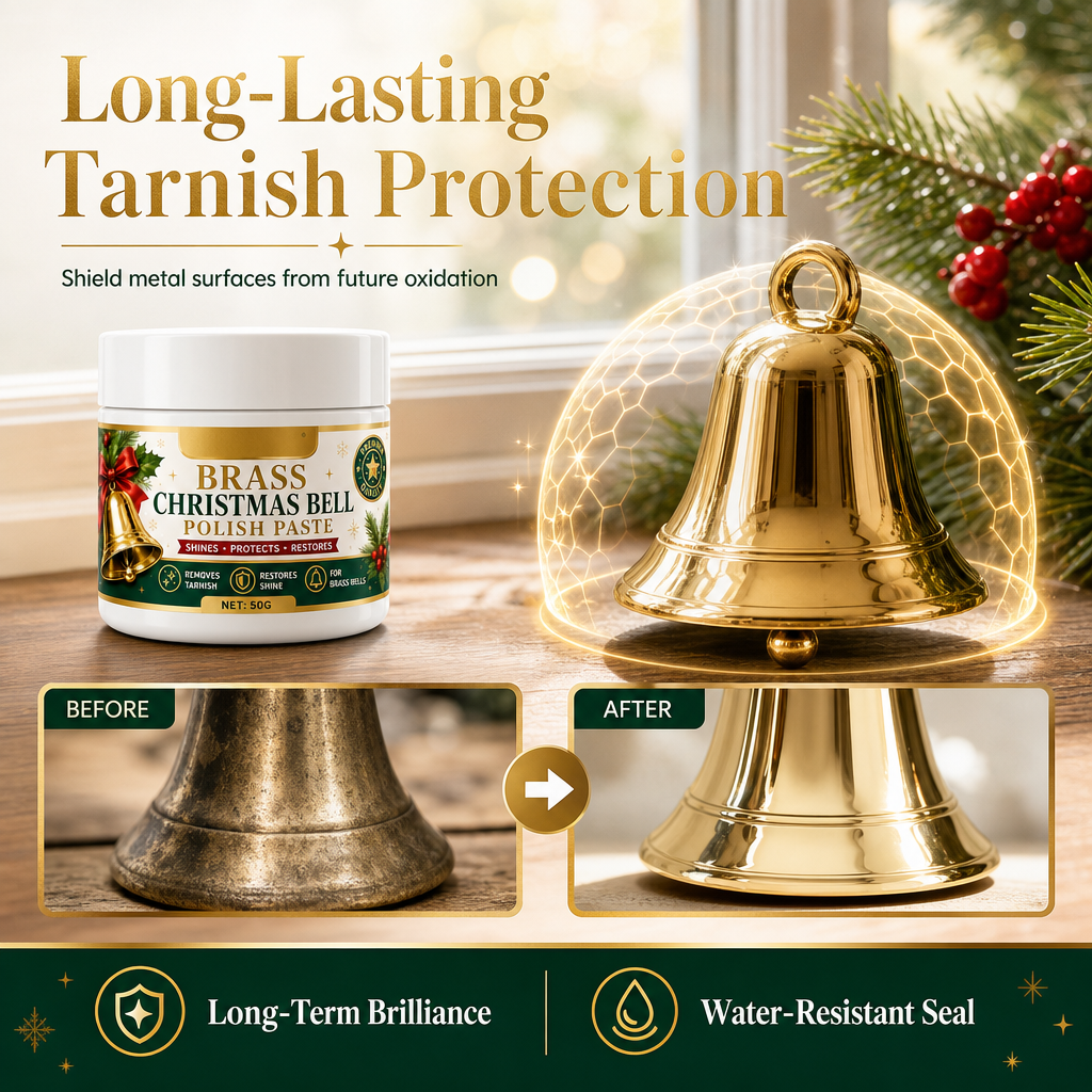 Brass Bell and Copper Polish Cream for Tarnish and Oxidation Removal