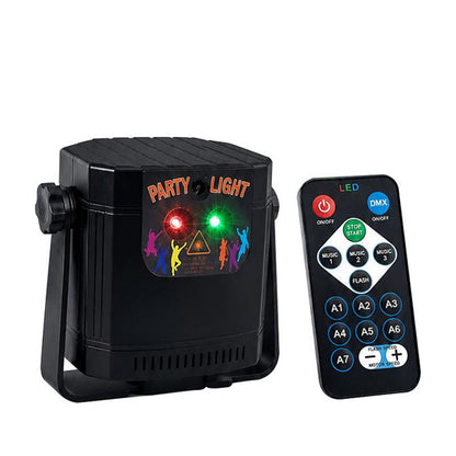 🎶 Music-Sync Party Laser Light – 68 Dynamic Patterns + Remote